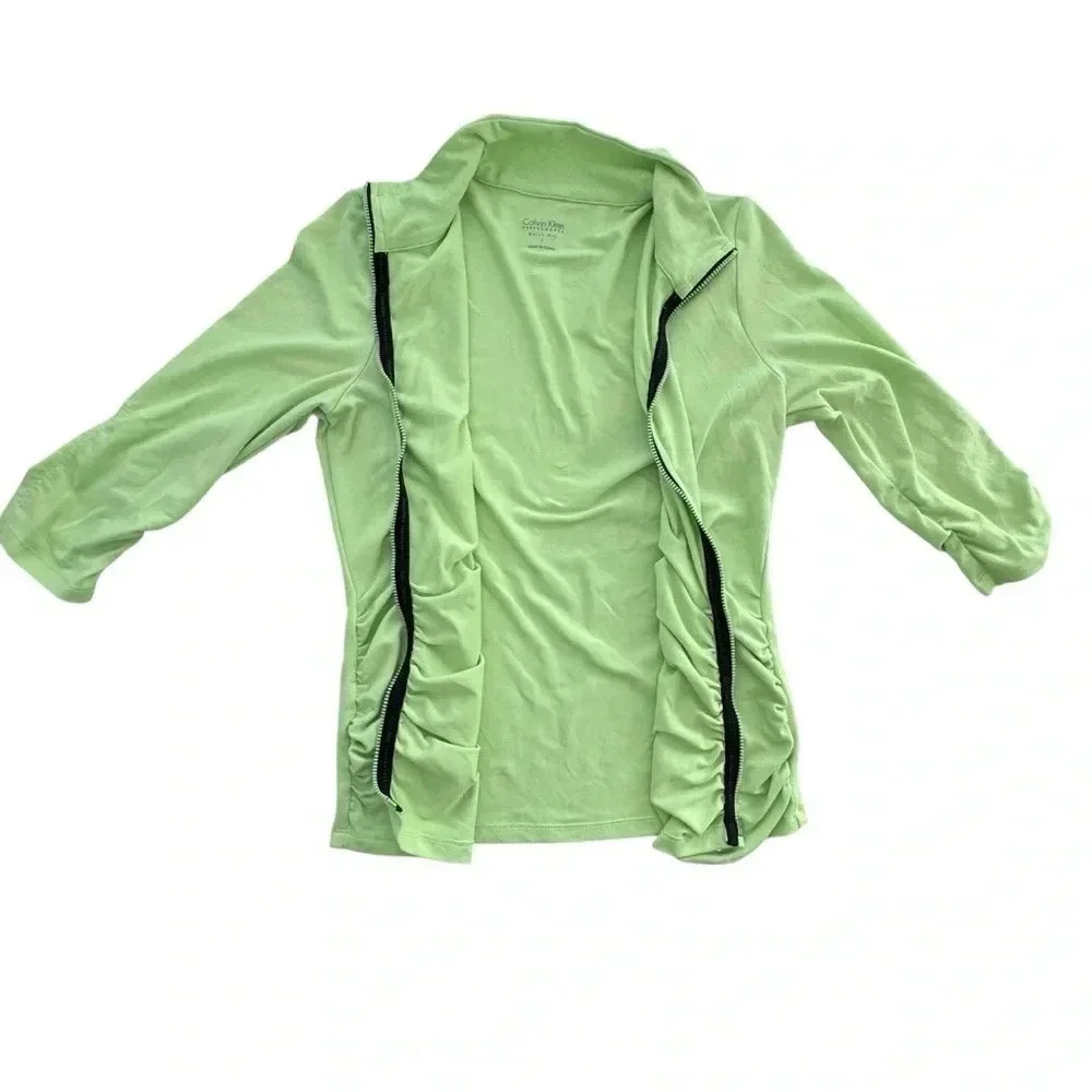 Calvin Klein Lime Green Women's performance jacket: size small - Picture 3 of 10